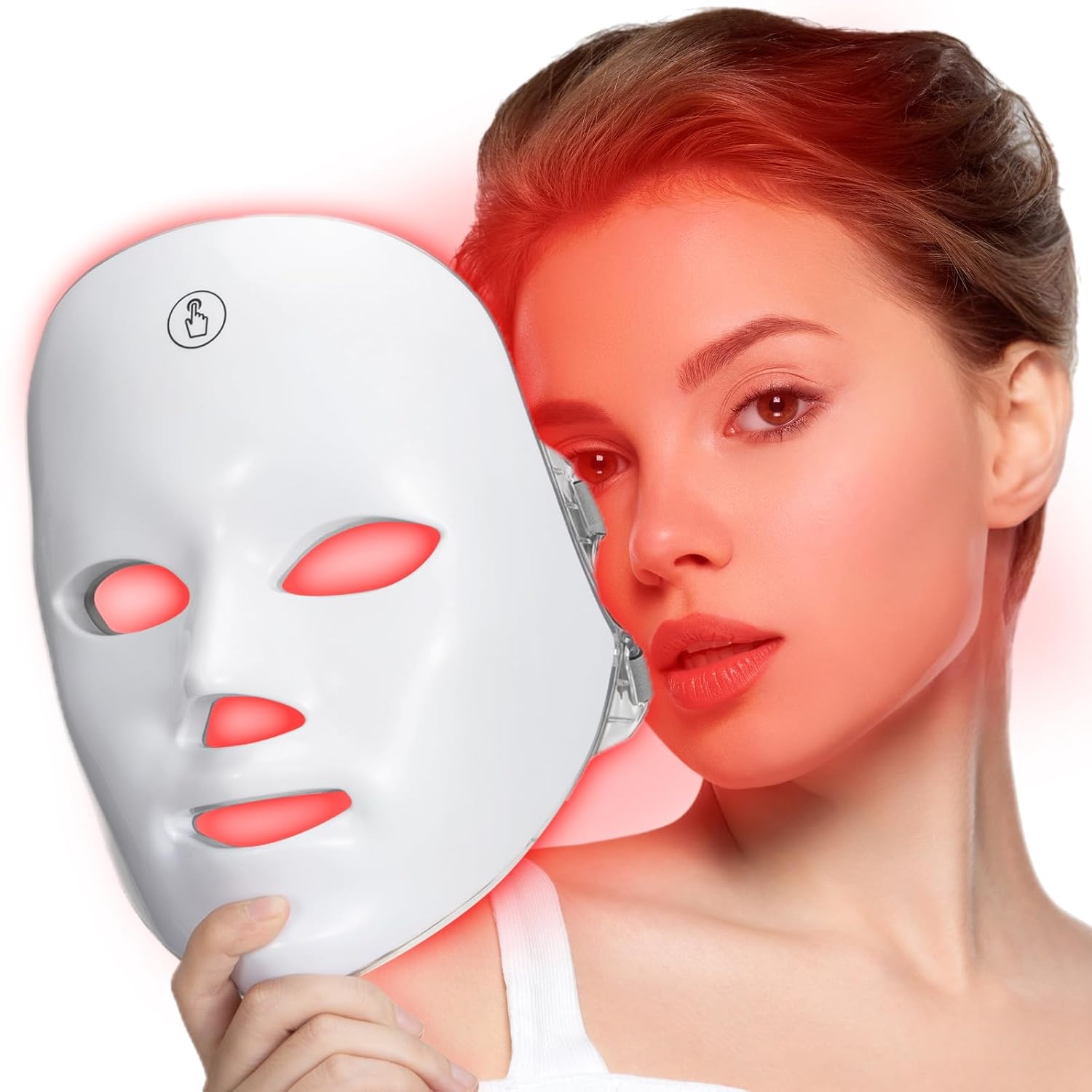 Claréa Anti-Aging Red Light Therapy Face Mask – 7 Modes,  Skin Care Device⭐️